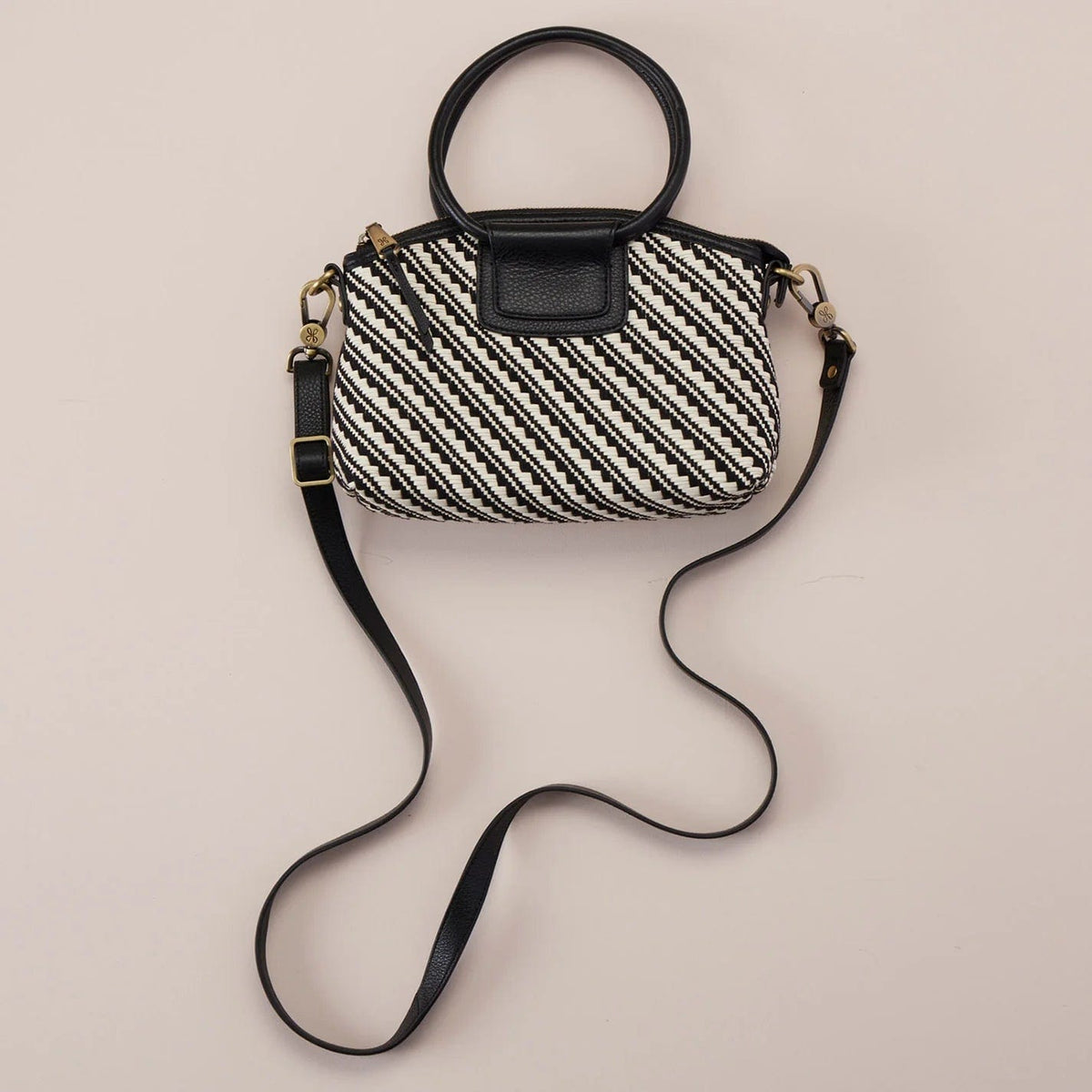 Hobo Sheila Small Top Zip Crossbody - Artisan Leather Weave