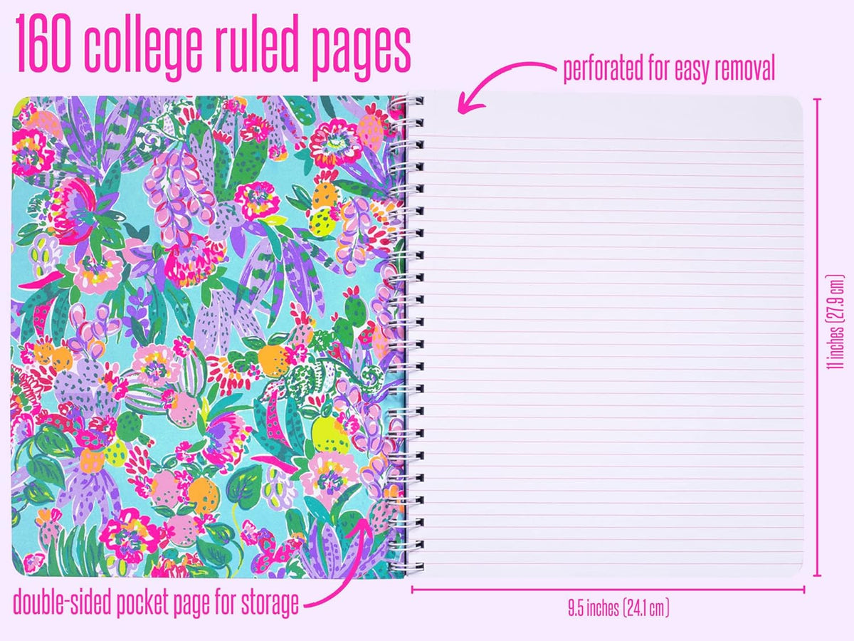 Lilly Pulitzer Large Notebook - Me And My Zesty – Carolina Girls