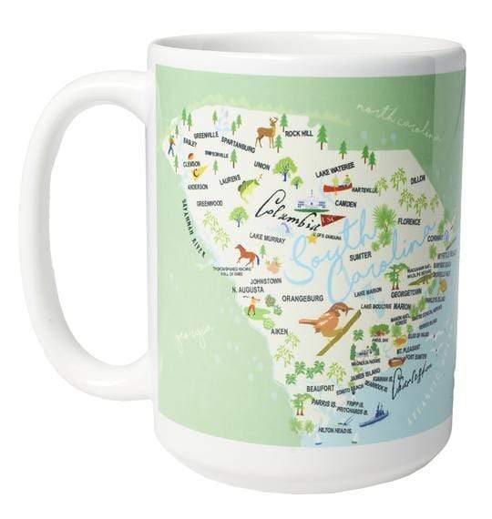 Beaufort Map Glass Coffee Mug