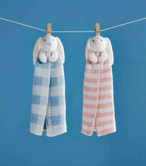 X2 CARO NEW!!! EASTER BUNNY HAND TOWEL COTTON SOFT CUTE!