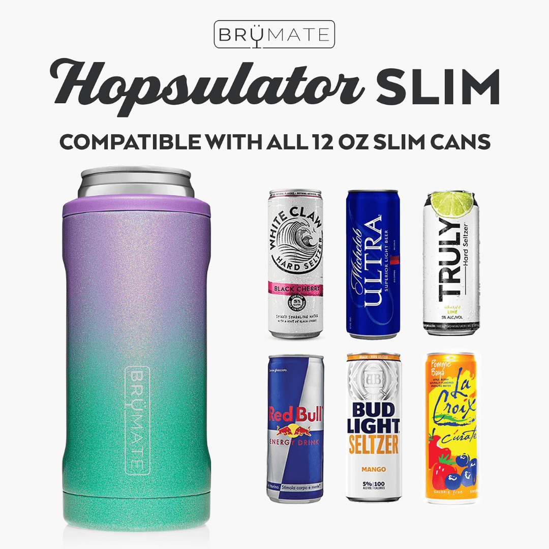 BruMate Hopsulator Slim Pineapple Can Cooler