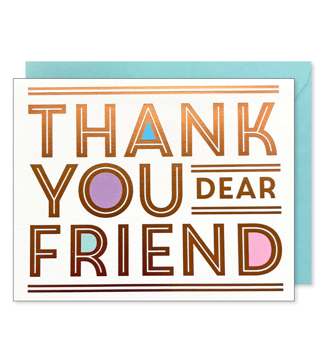 Thank You Dear Friend Greeting Card – Carolina Girls