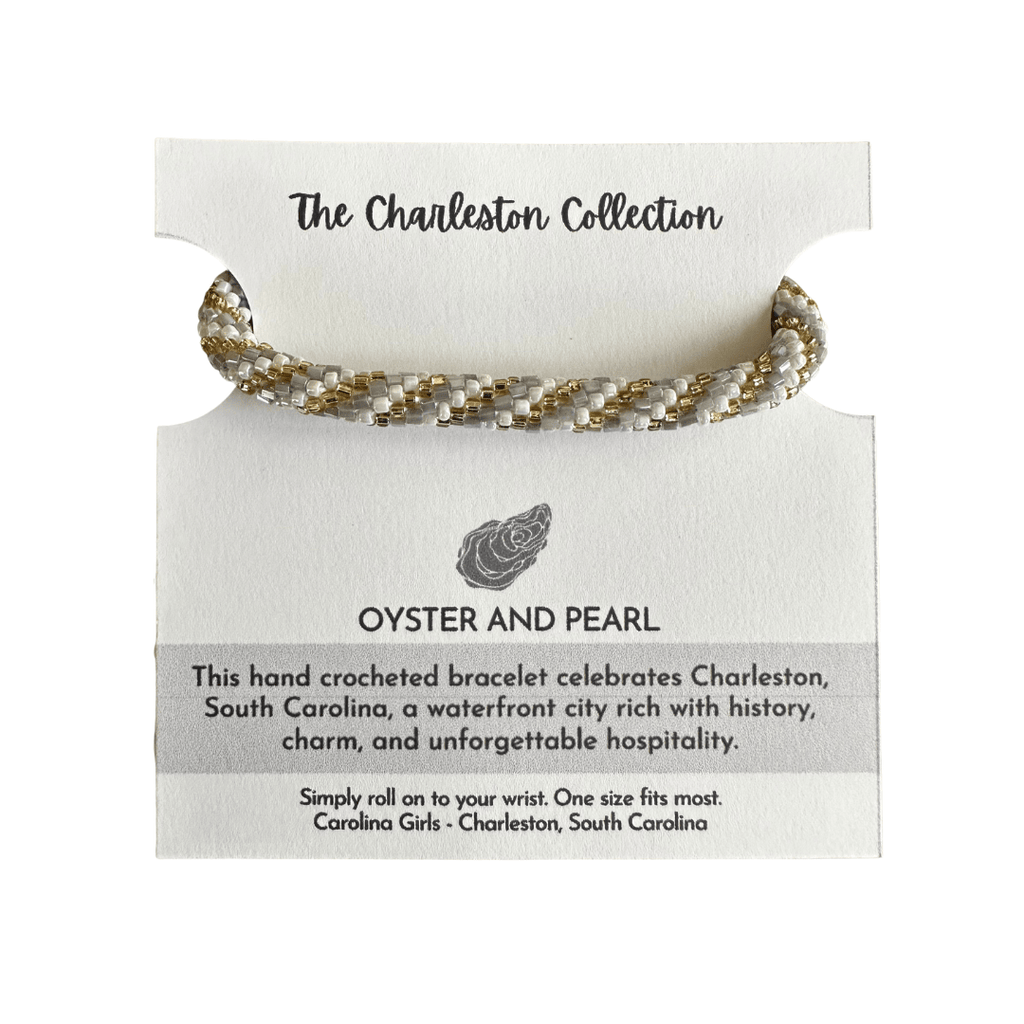 Charleston Collection Bracelet - Oyster and Pearl – Carolina Girls