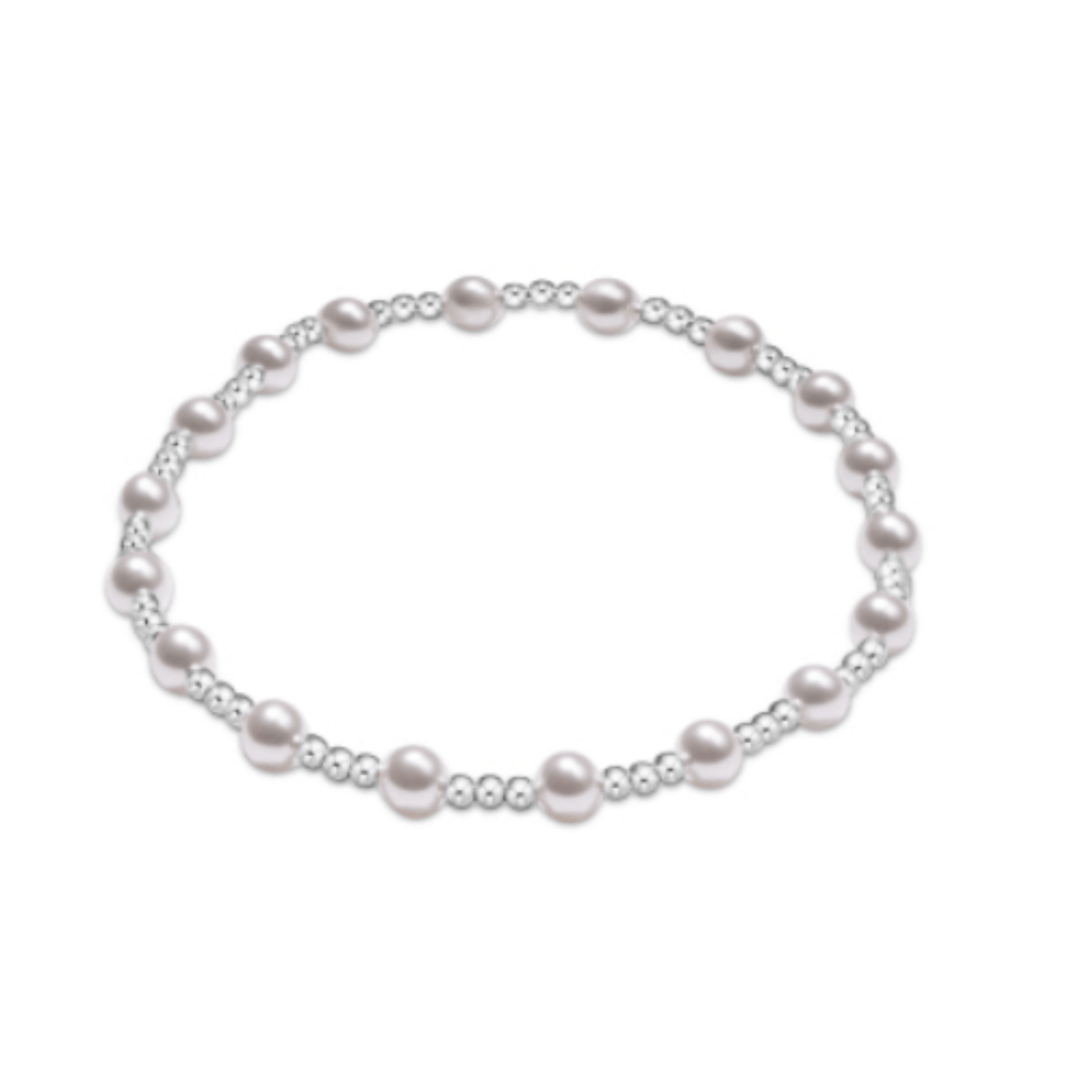 ブレスレット Numbering Classic Pearl Bracelet (4mm/6mm) #9944 5BNY886 enewton-enewton-classic-
