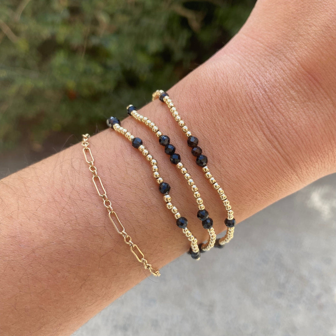 Enewton Hope Unwritten Faceted Onyx Gemstone Bracelet – Carolina Girls