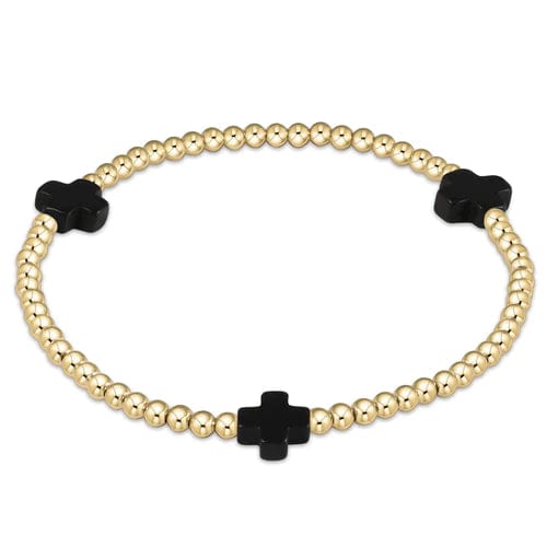 Enewton Signature Cross 3mm Bracelet - Onyx – Carolina Girls