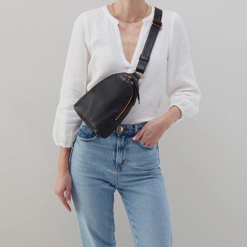 NEW HOBO fern crossbody bag in dusty blue HOBO Fern Belt Bag Dusty Blue - Convertible Crossbody  main image 4
