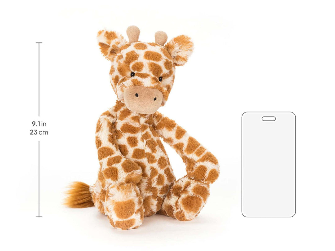 M Giraffe Bashful 新品　 バシュフル Girls Carolina – (Medium) Giraffe Bashful - JellyCat キリン ぬいぐるみ
