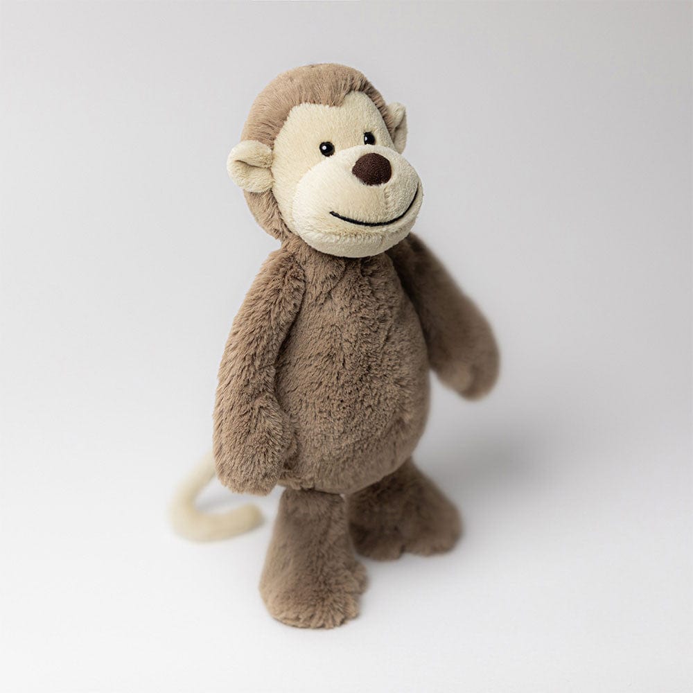  Medium Bashful Monkey Mサイズ　お猿さん Jellycat Bashful Monkey Medium – Hopscotch Kids OR