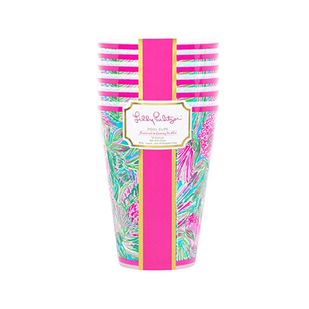 Lilly Pulitzer Pool Cups - Thumbnail 2