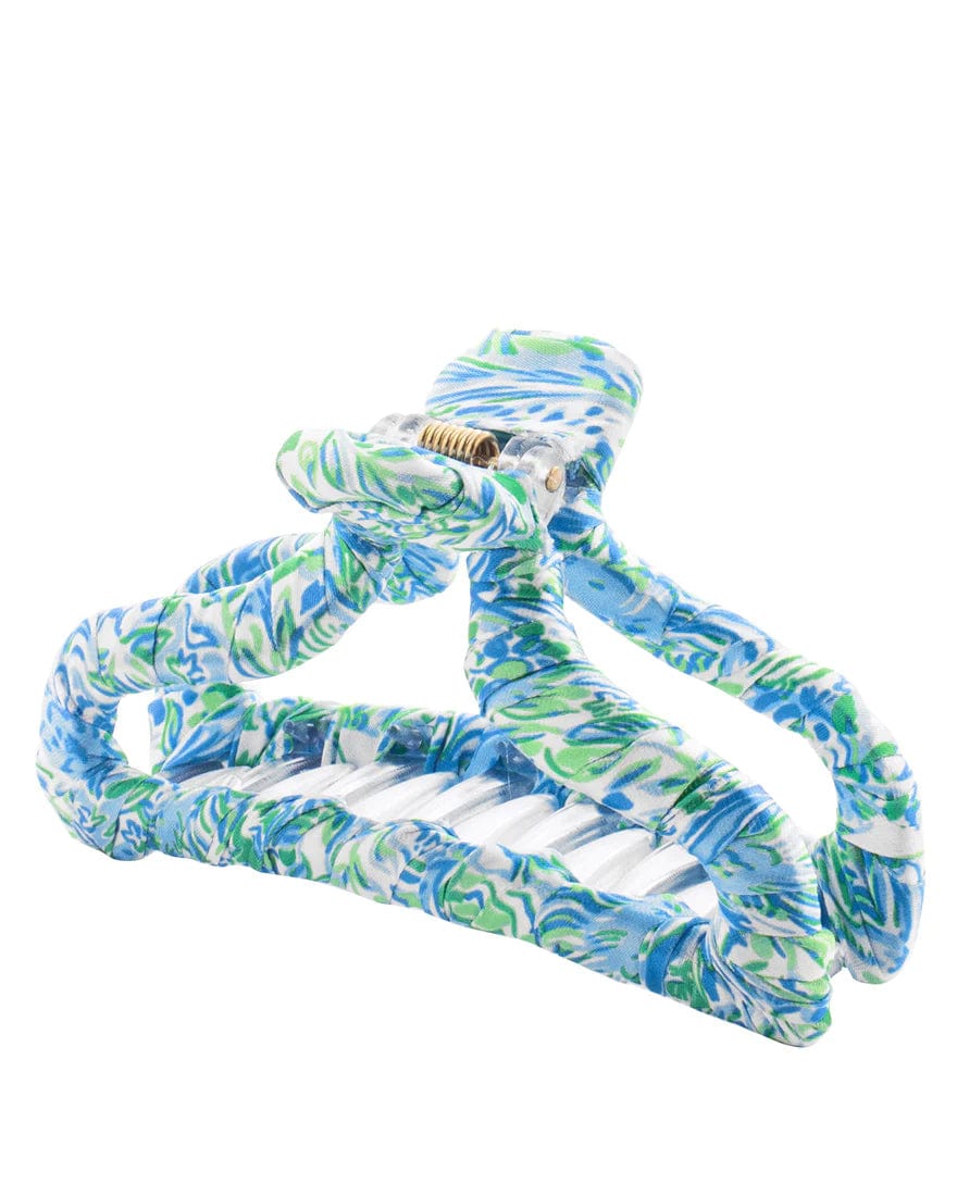 Lilly Pulitzer Fabric Claw Hair Clip - Dandy Lions  display picture 2