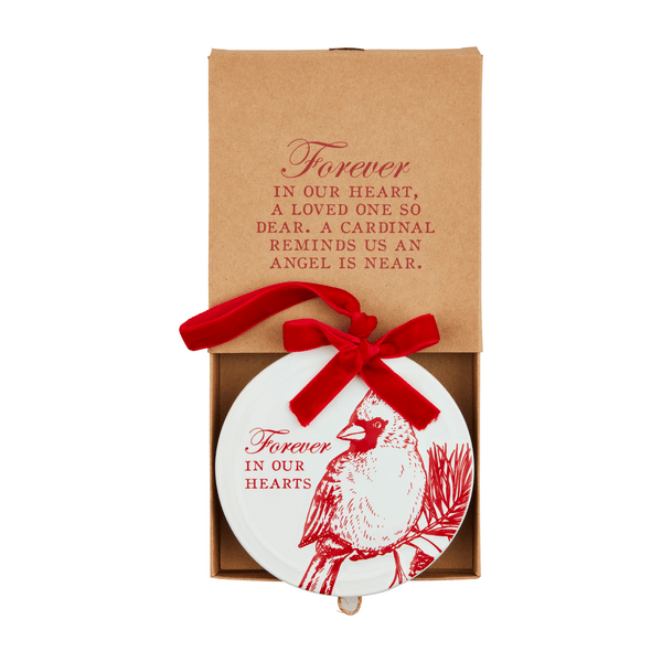 Mud Pie Cardinal Disc Ornament