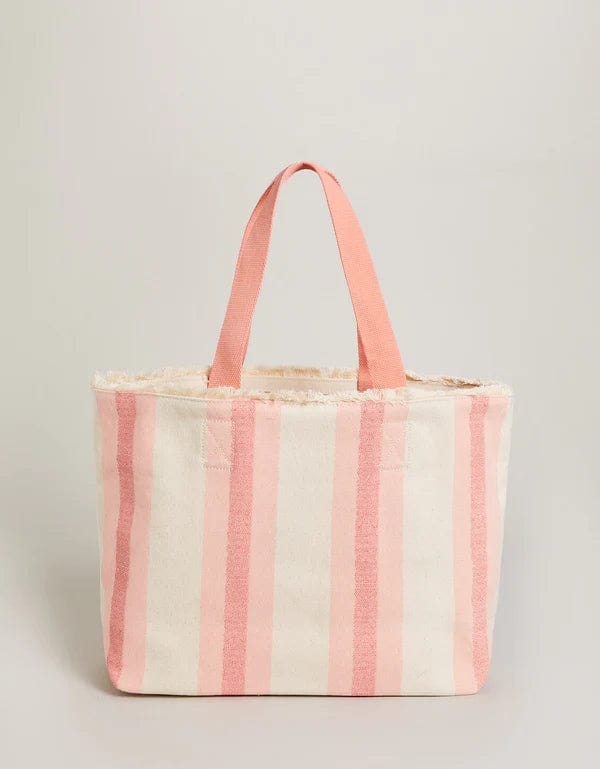 Spartina 449 Canvas Beach Tote Tropic Pink Flamingo Carolina Girls