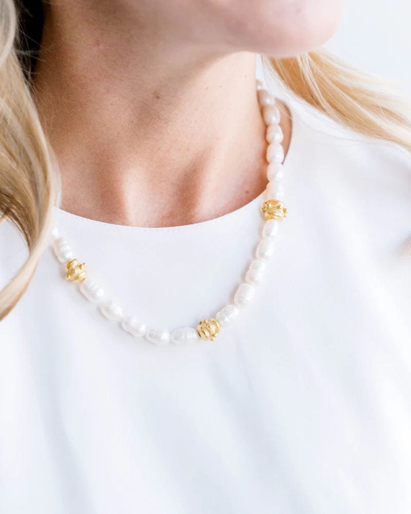 Designer, pearl necklace offers by Susan Shaw