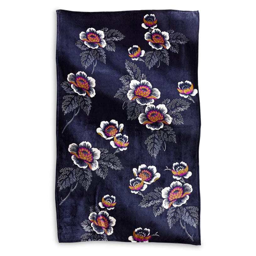 Vera Bradley Plush Throw Blanket Seurat Floral – Carolina Girls