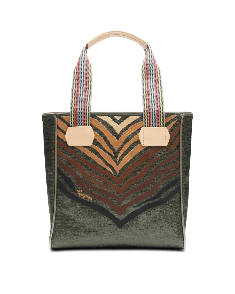 Margot Maria Croc-Embossed Leather Satchel Bag