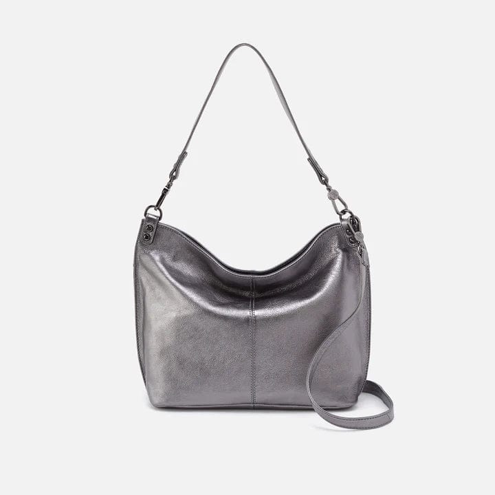 Hobo International Metallic good Silver/Gun Metal Handbag Vale