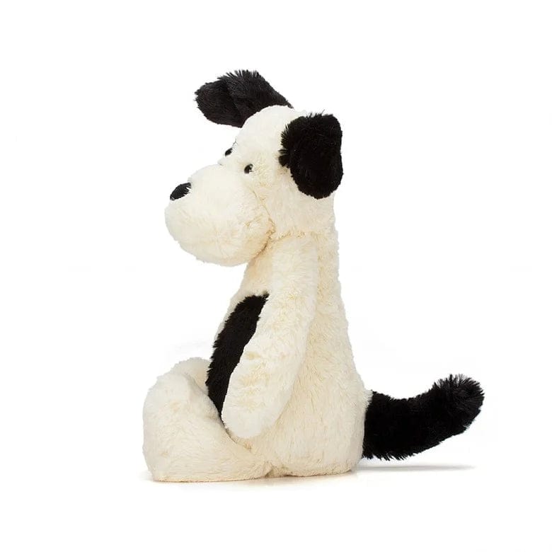  Bashful Black & Cream Puppy 白黒犬 JellyCat - Bashful Black / Cream Puppy – Carolina Girls
