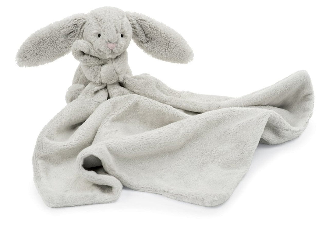JellyCat Bashful Gray Bunny Soother – Carolina Girls