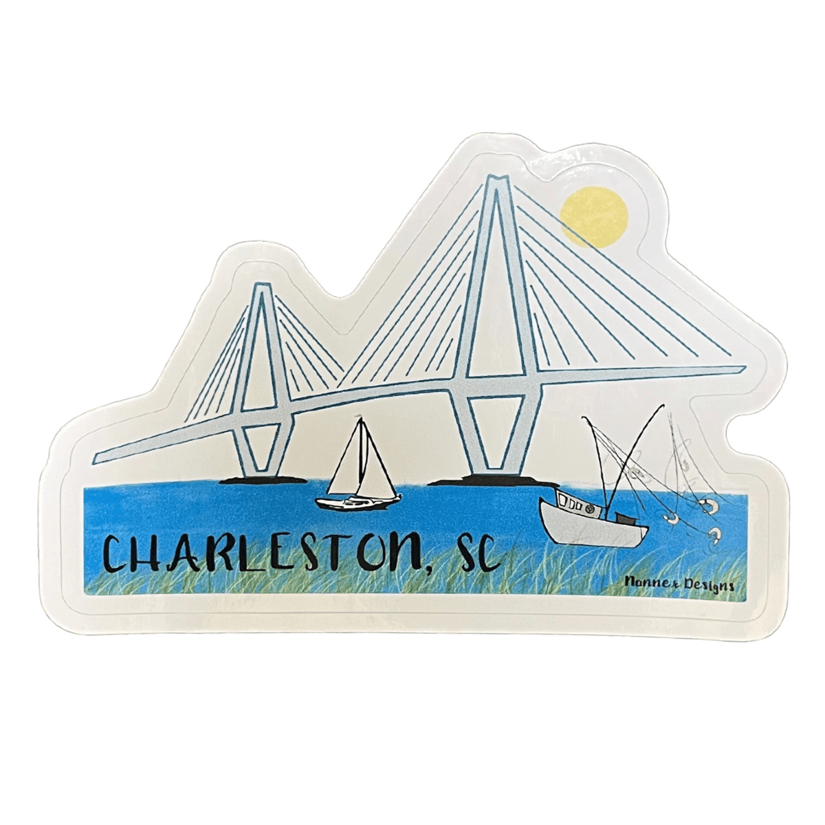 Ravenel Bridge Sticker – Carolina Girls