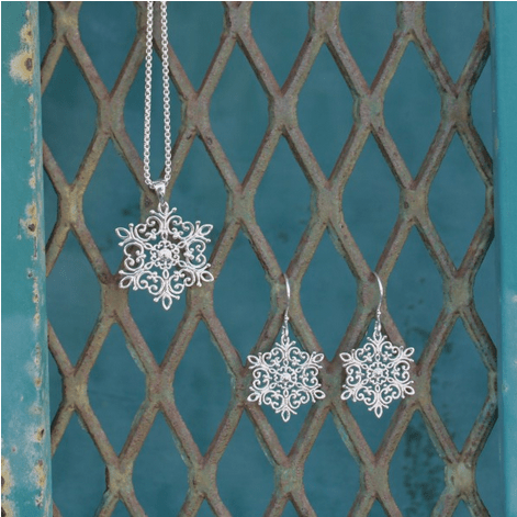 Southern Gates - Snowflake Pendant – Carolina Girls